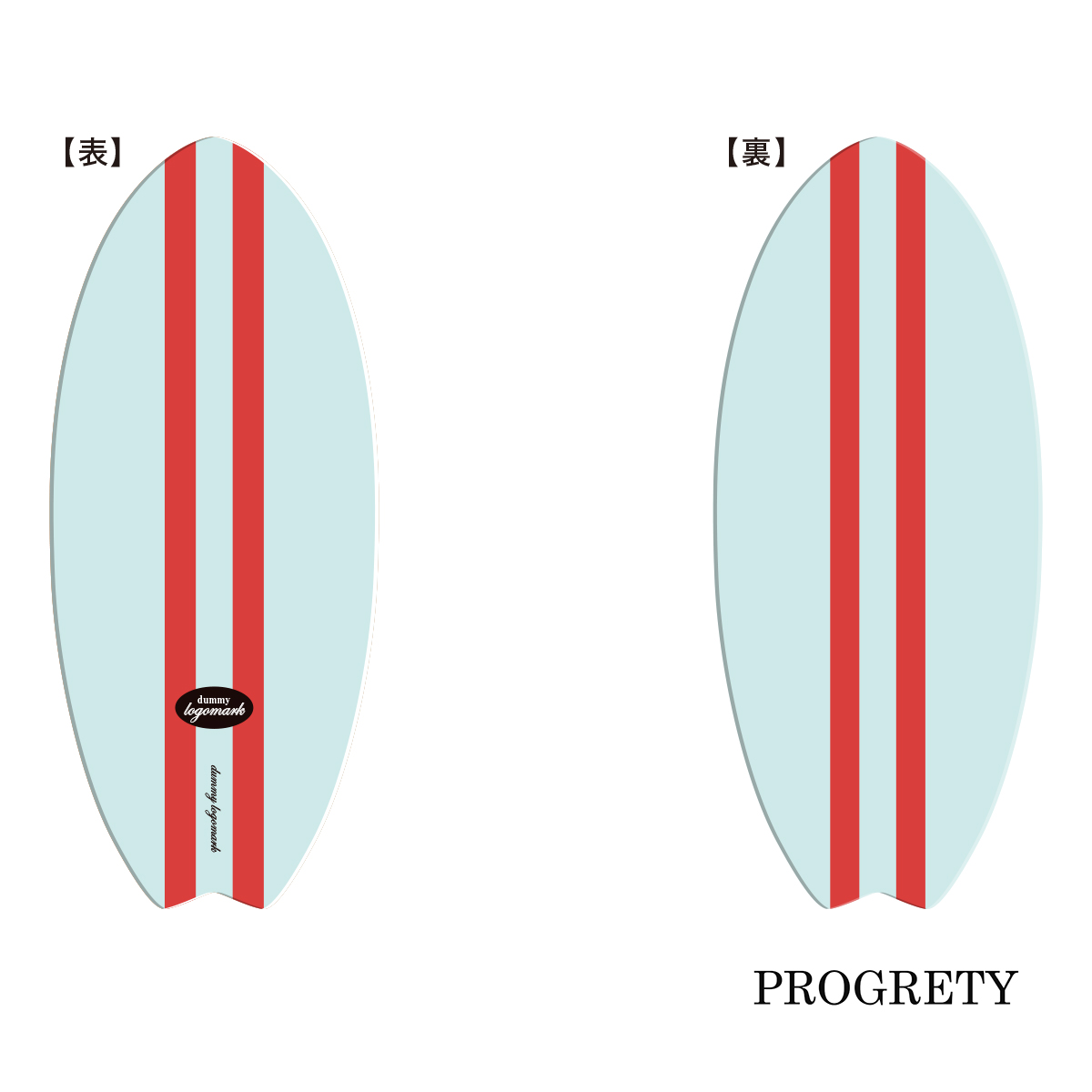 PROGRETY プログレティ バランスボード スカイブルー×レッド系 Eタイプ