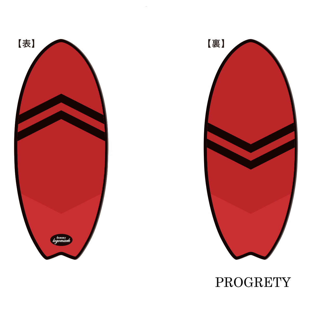 PROGRETY プログレティ バランスボード レッド×ブラック系 Eタイプ
